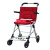 定制 出行代步车四轮助行器 儿童小儿麻痹助步车带手刹车 轮椅轻便折叠 携带上高铁 红色 100G