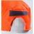 环卫工人帽夏季反光网眼绿化园林物业清洁工作防太阳遮晒大帽檐棉 桔红色