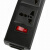 定制品字插头机柜PDU用黑色带开关指示灯万用转换排插座一转四可 加长5米国标线