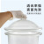 玻璃干燥器磨砂盖子防潮干燥皿实验室耗材耐高温玻璃干燥器 210mm