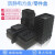黑色塑料托盘零件件收纳盒电子ESD加厚周转箱小号物料平口盒周 01#盒150*100*55mm