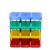 仓库 斜口塑料收纳盒玩具收纳架盒子储物盒分类置物架整理储物箱 P0(30个)单个尺寸 155*107*74 蓝色