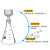 抽滤装置250ml 500ml  1000ml 布氏漏斗套装减小抽滤瓶内的压强物 500ml抽滤装置(套装)