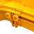 纽鲨 光纤走线槽道尾纤槽PVC阻燃塑料黄色机房机柜跳线下纤机房光缆综合布线 弯头 120*100 