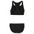 阿迪达斯（Adidas）女童装户外运动泳装两件套小中大童分体式泳衣三角裤黑 黑色 2/3岁