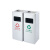 庄太太【A98C分类垃圾桶】不锈钢分类垃圾桶环保可回收不可回收果皮箱户外室内物业二分双筒