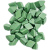 定制绿色高铝瓷三角研磨石震动研磨材料玉石玛瑙五金金属抛光磨料 三角4*4(25kg)