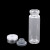 希万辉 西林瓶实验室采样分装透明玻璃瓶管制玻璃小药瓶注射剂瓶 7ml+胶塞+铝塑盖100个装