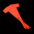 橙安盾 插地牌 立体高杆插地牌 加厚防水塑料 园艺标签园林标识牌 红色10×36cm （100个）