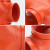 美消 消防管件 防锈漆面 球墨铸铁同径沟槽正四通 外径219 DN200