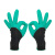 稳斯坦 WST528 乳胶发泡手套(12副/包) 防滑浸胶浸塑涂掌 绿色