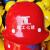 彪王中国建筑安全帽 工地玻璃钢安全头盔 中建 国标 领导工人管理人员 红色