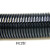 塑料波纹管电线电缆保护套塑料阻燃PA尼龙波纹管软管电线保护浪管护套线束电缆电工可开口ll PA-13 (黑色)
