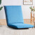 L&S懒人沙发可折叠单人坐垫休闲飘窗椅床上靠背椅带腰枕 TM-1 蓝色
