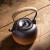唯古煮茶壶陶瓷烧水壶单个复古大号提梁电热粗陶养生陶壶户外明火白茶 提梁直身壶（700ml）