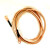 高压临时接地线延长线透明PVC护套铜绞线压好铜端子的大电流线5米 25方线5米含端子