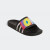 阿迪达斯 （adidas）三叶草拖鞋男女鞋夏季户外沙滩鞋透气休闲一字拖情侣凉鞋 GX6389 44.5