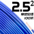 国标阻燃BVR1 1.5 2.5 4 6平方软多股铜芯家装电线铜线 2.5平方 单皮软线(100米)蓝色