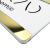 海斯迪克 HKW-350 亚克力门牌标识牌 可更换抽拉插卡牌子学校酒店会议室标牌提示指示牌 粘贴版金色无文字