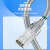 丰应子 超五类屏蔽网线 铠装网络线100米成品防鼠咬带水晶头 FYZ-WK24R