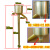 仁聚益防爆手提手摇铜油抽子加厚款 防静电黄铜手动抽油泵 抽油器气动泵 精品铜油抽180*1100mm大油桶使用