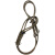 插编钢丝绳子手工编织钢丝绳起重吊具锁具编头子吊索具塔吊油丝绳 姜黄色 18毫米3米长