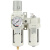 典南 型气源处理器AC3010/2010/4010/5010-0203/04/06/10油水分离器 白色款AC5010-10 