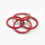 φ2.0φ2.5硅橡胶0型圈红色耐高温模具防水密封防油圈10/12/14/10 2.0*外10MM24个/包