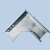 宝卫侠（BAOWEIXIA）钢制槽式镀锌桥架配件镀锌水平 90°弯头 150*75*0.7mm