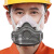 LISM8200透气防尘防口鼻粉尘硅胶装修灰粉打磨罩工业防烟电焊面罩 硅胶白色1个(不含滤棉)