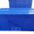 ONEVAN塑料零件盒 五金工具盒平口物料元件盒 长方形周转箱蓝色 Y3周转箱 520*350*200mm 周转箱