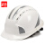 者也（ZYE）ABS安全帽骑车头盔工地施工领导电工国标加厚防砸抗冲击建筑工程透气印字白色【五筋反光透气款】