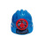 工者abs太阳能带风扇安全帽 夏季透气工地遮阳降温防晒帽子太阳能风扇帽（蓝）CC-31