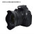 GJXBP佳能EOS 100D 200D II 二代单反相机配件 白色遮光罩+UV镜+镜头盖 镜头盖+白色遮光罩 58mm