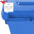 圣极光塑料垃圾桶240L分类款挂车式酒店物业小区垃圾桶可定制G1417蓝色可回收