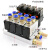 气动电磁控制阀组合汇流板底座阀岛4V310一10电子阀气缸电磁阀组 4V310阀组 9位 电压：DC24V 默认配10