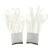 耐呗斯（NABES）10针绿白 涤棉纱线手套 柔软透气防滑耐磨 PU涂层手套 NBS5XJ02N10