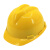 屹选工品 V型安全帽 安全帽定制可印字 加厚款 建筑工程工地 电力施工 单位：个 黄色 加厚均码 