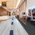 爱柯布洛 方块毯办公室拼接地毯 会议客厅满铺防滑地垫装隔音地毯25cm×100cm（4片）银色条纹110100