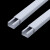 鸣固 PVC线槽 带胶走布线槽 明装装饰方形阻燃墙面电线保护套管 灰色12*7mm 五米装（一米一根）