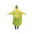 鸣固 一次性雨衣成人防汛透明连体徒步男女便携户外雨披简易防护雨衣服颜色随机发 30件