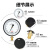 红旗（HONGQi）YB-150精密压力表 径向精度0.4级0-2.5mpa气压表水压表液压燃气表	