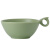 CM live 碗北欧ins陶瓷吃饭碗单个米饭碗斗笠碗拉面碗带勺沙拉碗汤碗餐具 4.5英寸把手碗-抹茶绿（单个）