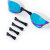 阿瑞娜（arena） 泳镜 原装进口眼镜蛇高清防雾游泳镜 专业竞技比赛游泳眼镜男女 240-BUSW+白色泳帽