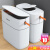 垃圾桶厕所卫生间2023厨房夹缝自动打包大容量纸桶 【自动打包隐私桶】*2+60只垃圾