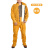 佳楚电焊工作服焊工防护防焊接 T黄色有内衬全皮上衣+裤子送长款牛皮手套 L