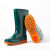 严品安防  雨靴 中筒绿色PVC橡胶厨房防滑雨鞋 成人户外休闲防水鞋 绿色40