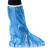冰禹 PVC防水鞋套 加厚底耐磨防雨鞋套便携式非一次性雨具雨靴套 珠光蓝3XL BYC-299