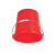 峰海（FENG HAI）红色 加厚塑料水桶 25L 红色 （5个）