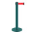 颖欢隔离带伸缩带护栏不锈钢安全警戒线警示柱围栏一米线银行立柱墨绿色2米线1个